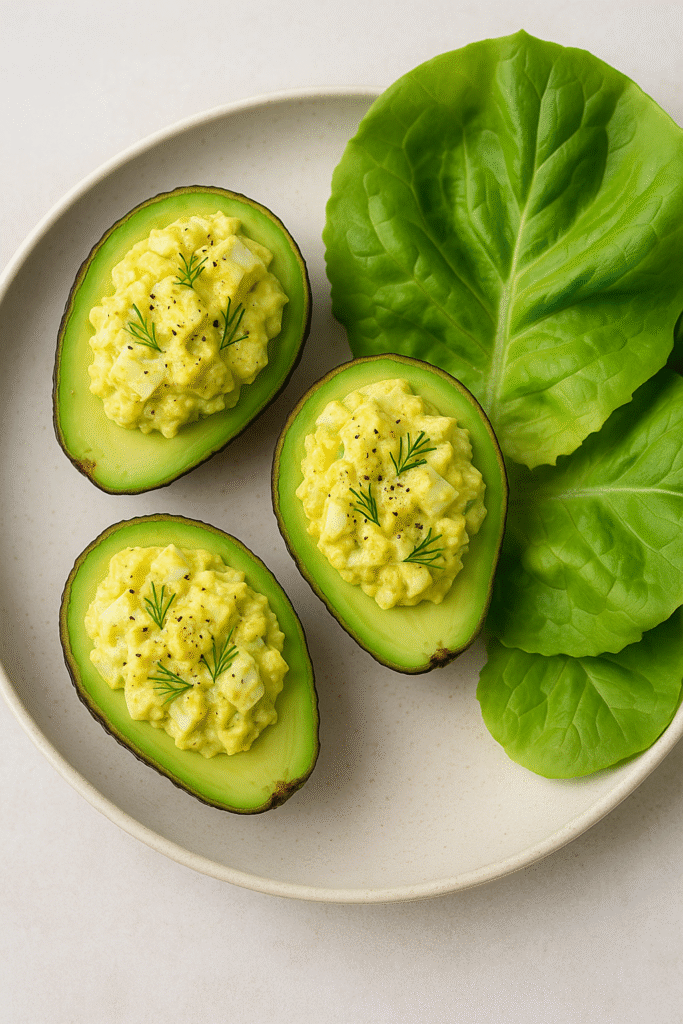 Chicken Salad Stuffed Avocados (No-Cook, Creamy & Satisfying)