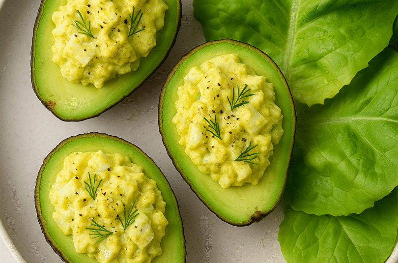🥑 Chicken Salad Stuffed Avocados
