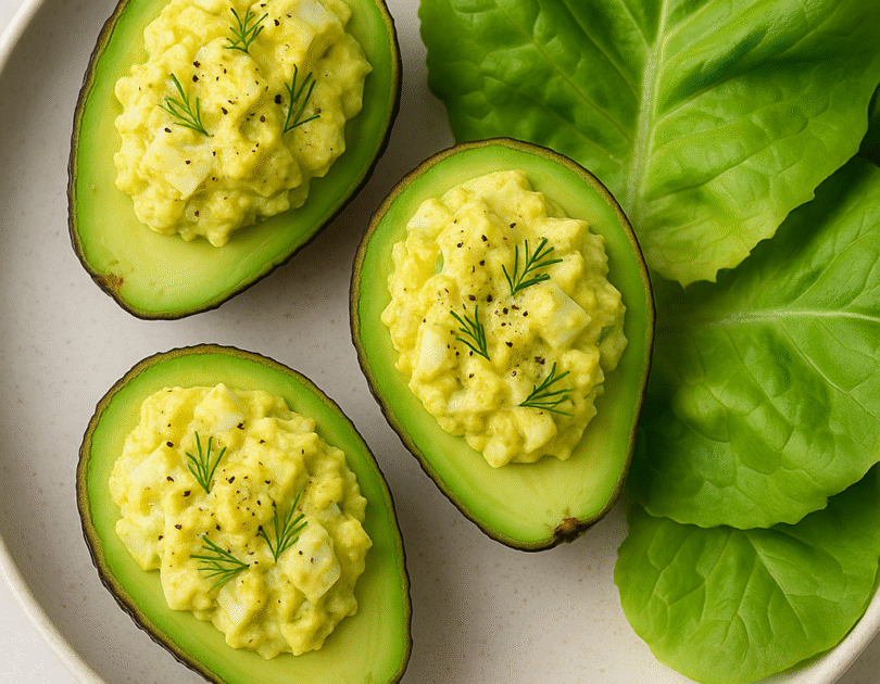 🥑 Avocado Egg Salad Boats