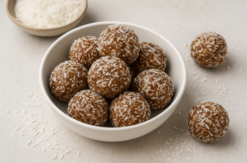 🥥 No-Bake Coconut Date Bites