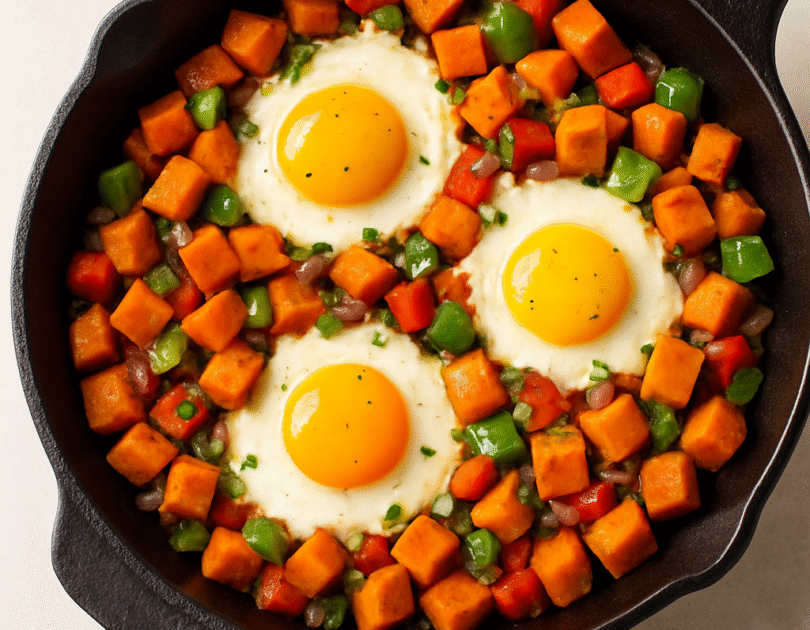 🍠 Sweet Potato Breakfast Hash with Eggs