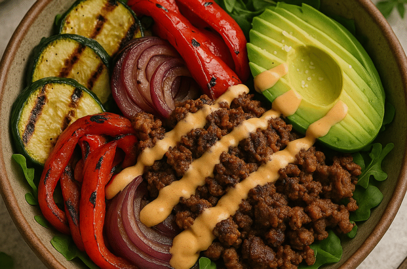 🍔 Smoky Paleo Burger Bowls